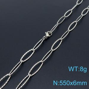 Stainless Steel Necklace - KN197649-Z