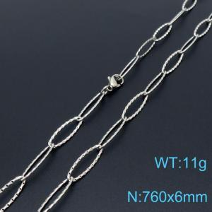 Stainless Steel Necklace - KN197653-Z