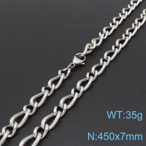 Stainless Steel Necklace - KN197711-Z