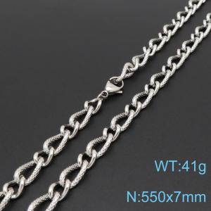 Stainless Steel Necklace - KN197713-Z