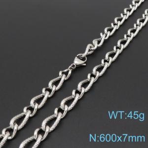 Stainless Steel Necklace - KN197714-Z