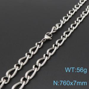 Stainless Steel Necklace - KN197717-Z