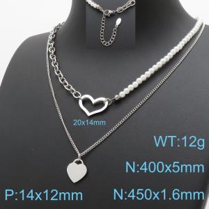 Stainless Steel Necklace - KN197835-KLX