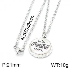 Stainless Steel Necklace - KN197854-KFC