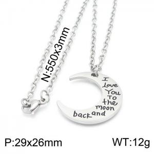 Stainless Steel Necklace - KN197855-KFC