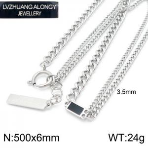 Stainless Steel Necklace - KN197857-KFC