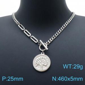 Stainless Steel Necklace - KN198066-Z