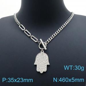 Stainless Steel Necklace - KN198067-Z