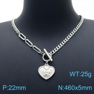 Stainless Steel Necklace - KN198068-Z