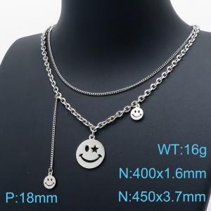 Stainless Steel Necklace - KN198076-KLX