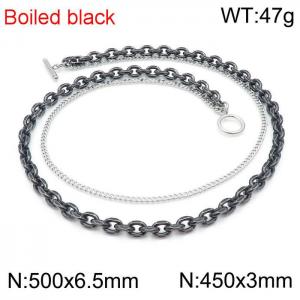 Stainless Steel Necklace - KN198168-Z