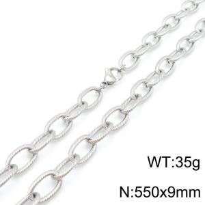 Stainless Steel Necklace - KN198372-Z