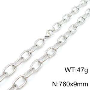 Stainless Steel Necklace - KN198376-Z