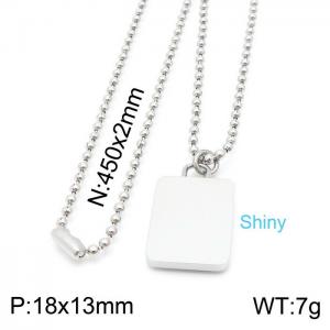 Stainless Steel Necklace - KN198428-KLX