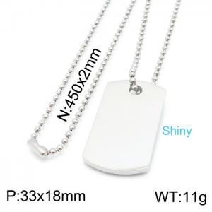 Stainless Steel Necklace - KN198431-KLX