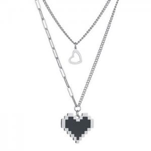 Stainless Steel Necklace - KN198526-WGHF