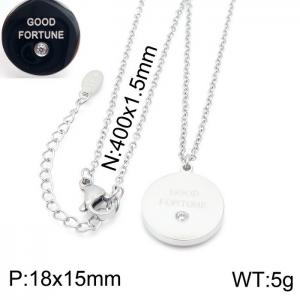 Stainless Steel Necklace - KN198661-KLX