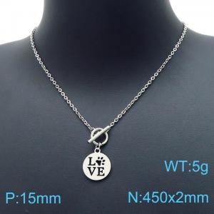 Stainless Steel Necklace - KN198907-Z