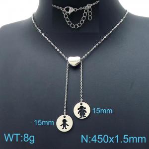 Stainless Steel Necklace - KN198913-Z