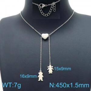 Stainless Steel Necklace - KN198931-Z