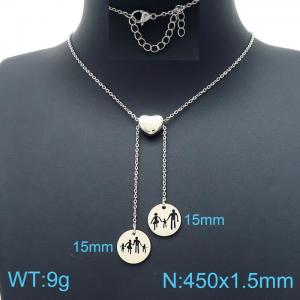 Stainless Steel Necklace - KN198932-Z