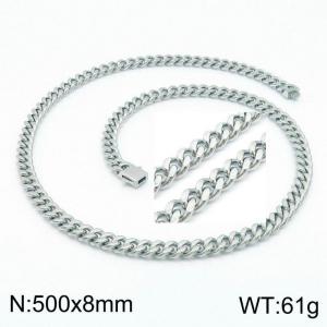 Stainless Steel Necklace - KN199195-Z