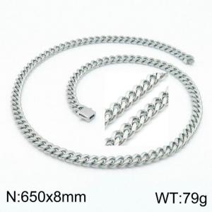 Stainless Steel Necklace - KN199198-Z
