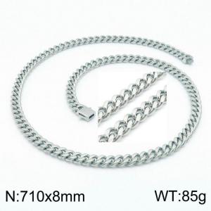 Stainless Steel Necklace - KN199199-Z