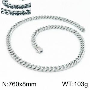 Stainless Steel Necklace - KN199224-Z