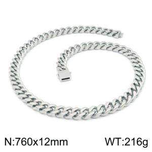 Stainless Steel Necklace - KN199256-Z