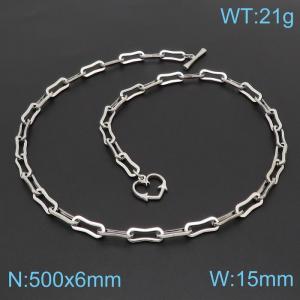 Stainless Steel Necklace - KN199327-Z