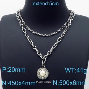 Stainless Steel Necklace - KN200025-Z