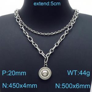 Stainless Steel Necklace - KN200026-Z