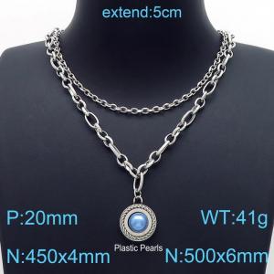 Stainless Steel Necklace - KN200027-Z