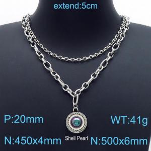 Stainless Steel Necklace - KN200031-Z