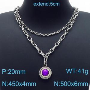 Stainless Steel Necklace - KN200032-Z