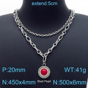 Stainless Steel Necklace - KN200033-Z