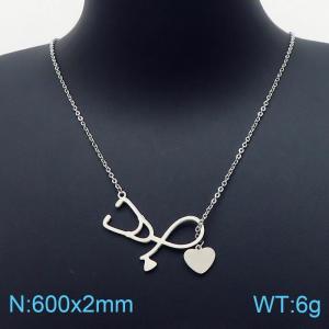 Stainless Steel Necklace - KN200257-BI