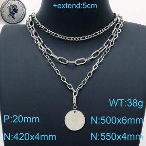 Stainless Steel Necklace - KN200456-Z