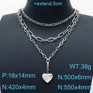 Stainless Steel Necklace - KN200457-Z