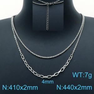 Stainless Steel Necklace - KN200567-Z