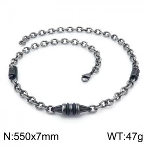 Stainless Steel Necklace - KN200645-KLHQ