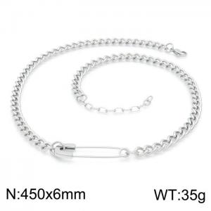 Stainless Steel Necklace - KN200855-YX