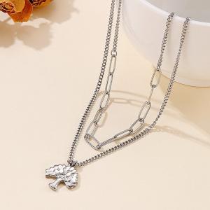 Stainless Steel Necklace - KN201235-Z