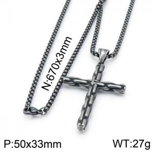 Stainless Steel Necklace - KN201396-KFC