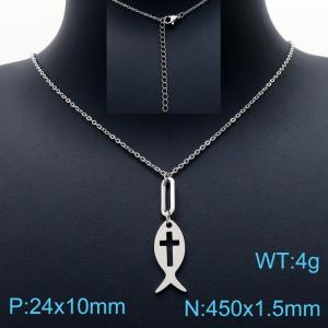 Stainless Steel Necklace - KN201644-Z