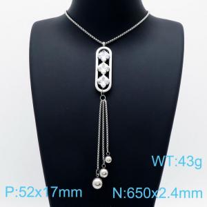 Stainless Steel Necklace - KN201795-YA