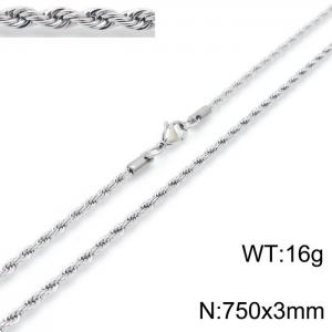 Stainless Steel Necklace - KN201806-Z