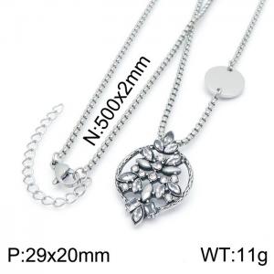 Stainless Steel Necklace - KN201812-KFC