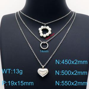 Stainless Steel Necklace - KN201878-Z